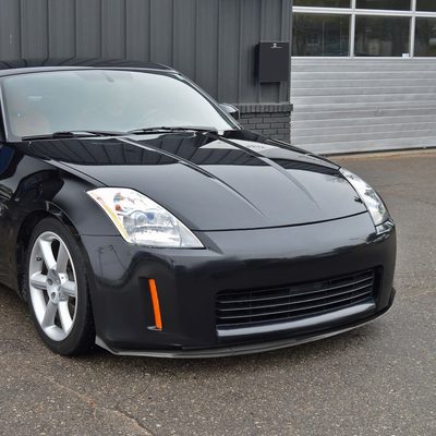 2006-2008 Nissan 350Z Glossy Black 3Pcs Front Bumper Lip Splitter Kit
