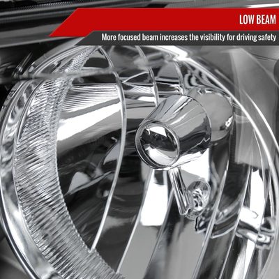 2011-2018 Dodge Grand Caravan Chrysler Town &Country Factory Headlights Chrome