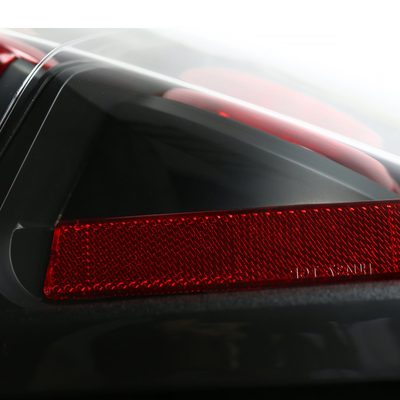 2007-2012 Dodge Caliber Tail Lights Matte Black Housing/Clear Lens