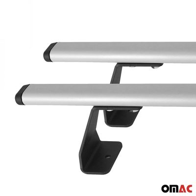 2015-2022 RAM ProMaster City Roof Rack Cross Bars Steel Silver 2Pcs