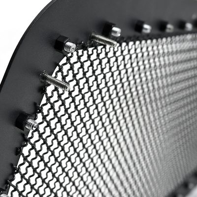 2004-2008 Ford F-150 Rivet Style Black S.Steel Mesh Grille Center Insert