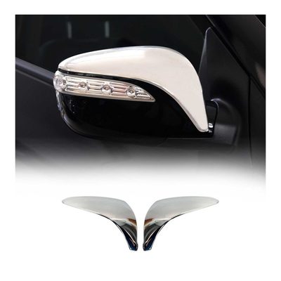 2010-2015 Hyundai Tucson Side Mirror Cover Caps Stainless Steel Silver 2 Pcs