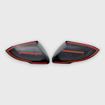 2015-2024 Ford Edge Mirror Cover Caps Gloss Black 2Pcs ABS Plastic
