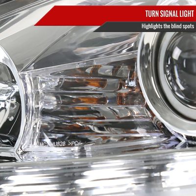 2006-2010 Lexus IS250/IS350 SMD LED Light Strip Projector Headlights Chrome