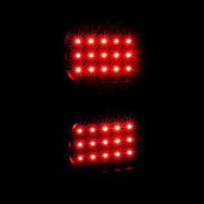 2007-2013 GMC Sierra 1500 2500HD 3500HD LED Tail Lights - V2 Matt Black