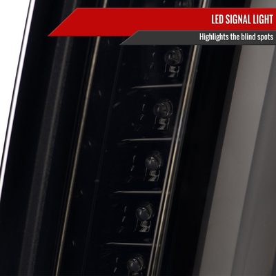 2003-2007 Cadillac CTS LED Tail Lights Glossy Black Housing/Smoke Lens