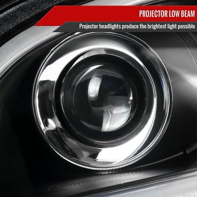 2010-2011 Kia Soul Projector Headlights LED Light Bar&LED Signal Lights Black