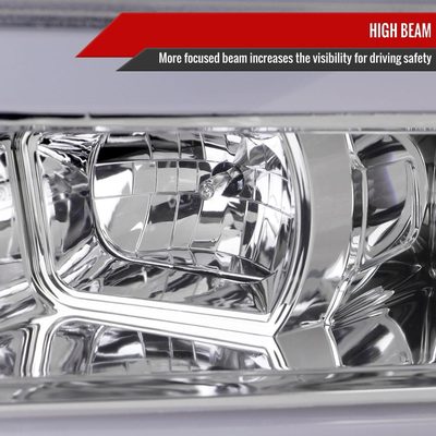 2019-2024 Dodge RAM 2500/3500/4500/5500 LED Tube Projector Headlights Chrome