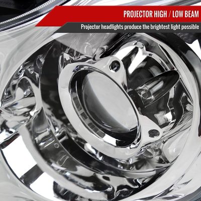 2008-2013 Infiniti G37/2014-2015 Q60 Factory Style Projector Headlights Chrome