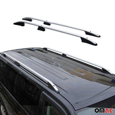 2015-2018 Chevrolet City Express Roof Rack Rails Side Rails Silver