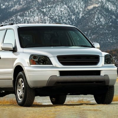 2003-2005 Honda Pilot Factory Style Headlight Chrome Housing/Smoke Lens