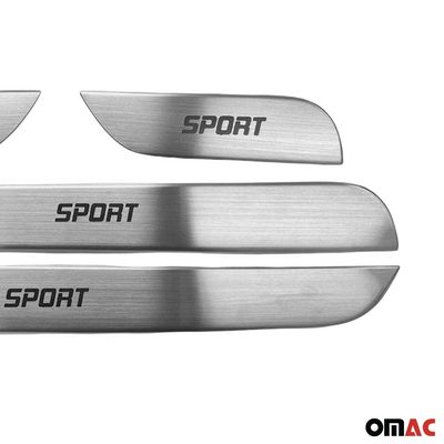 2018-2026 Volvo XC60 Door Sill Scuff Plate Scratch Protector Sport Stainless Steel 4x