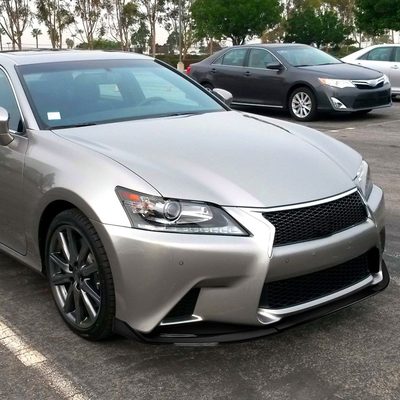 2013-2015 Lexus GS350/GS450h F-Sport Glossy Front Bumper Lip Splitter Kit