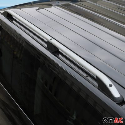 2010-2013 Ford Transit Connect L1 Short Roof Rack Rails Side Rails Silver
