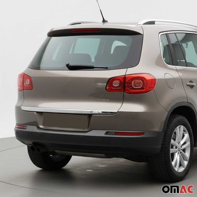 2009-2017 VW Tiguan Rear Trunk Molding Trim Stainless Steel Silver 1Pc