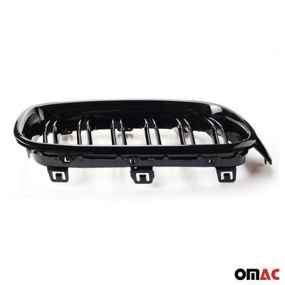2012-2019 BMW 3 Series Sedan Wagon F30 F31 M3 Style Front Kidney Grille M3 Style Gloss Black Dual Slat