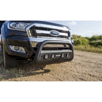 RC2 LR4 Negro Texturizado + Brackets + 2 Pares Dually GR Ford Ranger 13-22