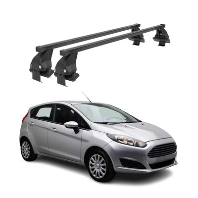 2014-2019 Ford Fiesta Hatchback Roof Rack Cross Bars Black