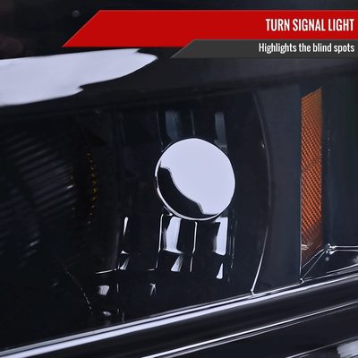 2009-2018 Dodge RAM 1500 / RAM 2500 3500 Dual Halo Headlights Smoke