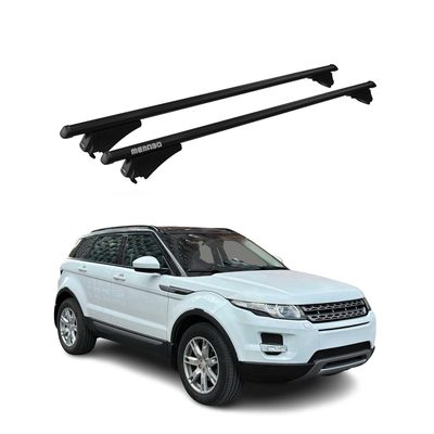 2012-2019 Land Rover Range Rover Evoque Roof Rack Cross Bars Black