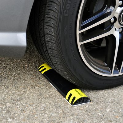 PVC Parking Assist Wheel Stopper Curb Parking Block Car RV Trailer 2 Pcs