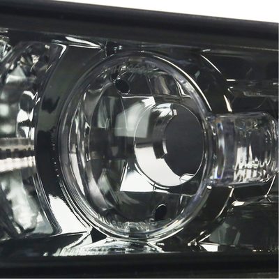 2005-2009 Ford Mustang Factory Style Bumper Lights Chrome Housing/Smoke Lens