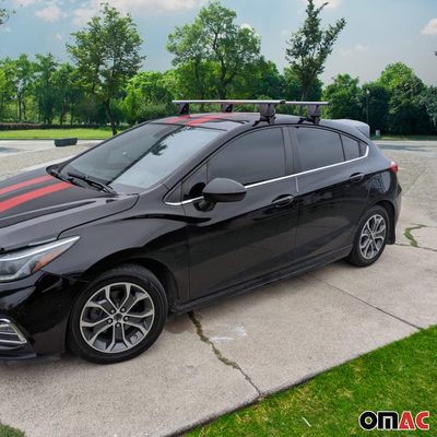 2019-2026 Genesis G70 Roof Rack Cross Bars Silver