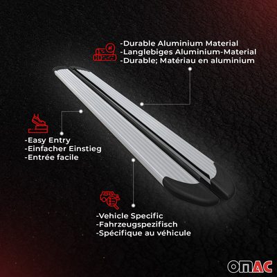 2015-2024 Nissan Murano Nerf Bar Side Step Running Boards Alu 2x