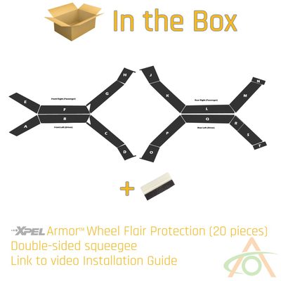 Xpel Armor Fender Flares (Wheel Arches) for Cybertruck