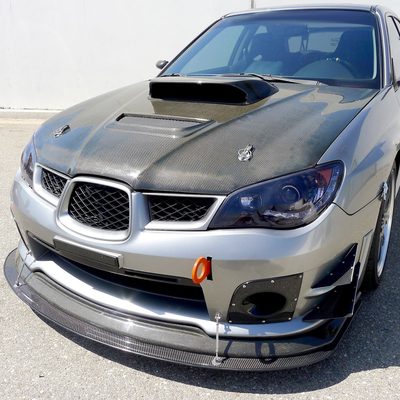 2006-2007 Subaru Impreza WRX/STI Projector Headlights LED Light Strip Smoke