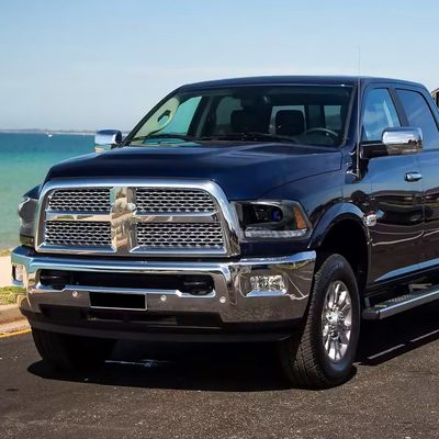 2013-2018 RAM 1500 2500 3500 LED Bar Signal Projector Headlights Black