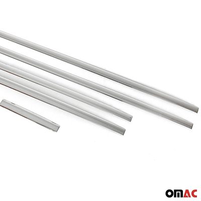 2018-2021 Volvo V90 Side Door Molding Trim Skirt Garnish Stainless Steel Silver 6 Pcs