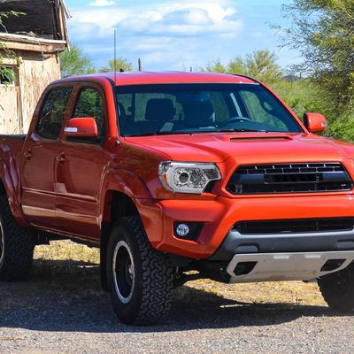 2012-2015 Toyota Tacoma LED CBar Projector Headlights LED Parking Light Chrome
