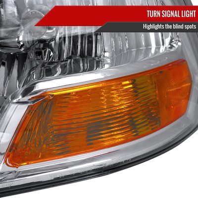 2009-2018 Dodge RAM 1500 / RAM 2500 3500 Factory Dual Headlights Chrome