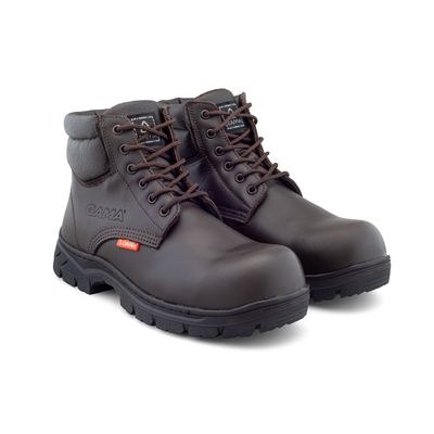 Bota 20 Flor entera Café Suela Tropa Hule