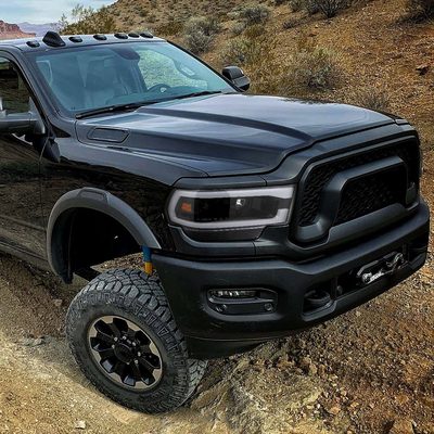 2019-2024 Dodge RAM 2500/3500/4500/5500 LED Tube Projector Headlights Jet