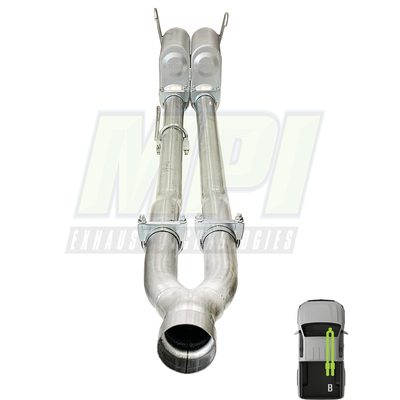 RAM, 2009-2018, 5.7L 2500&3500 - MPI Bullnoze Exhasut Series