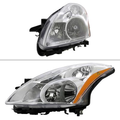 2010-2012 Nissan Altima Sedan Clear Factory Crystal Headlights - Driver Side