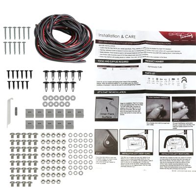 2002-2009 Dodge RAM 1500/2500/3500 Smooth Rivet Style Fender Flares