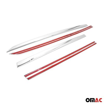 2018-2022 VW Tiguan SWB Side Door Molding Trim Skirt Garnish Stainless Steel