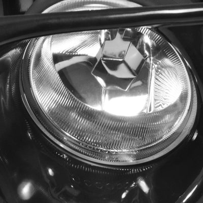 1999-2000 Honda Civic H3 Fog Lights Kit Chrome Housing/Clear Lens