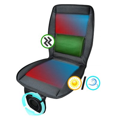3-in-1 Seat Cover Warmer + Cooler + Massager + Remote Control