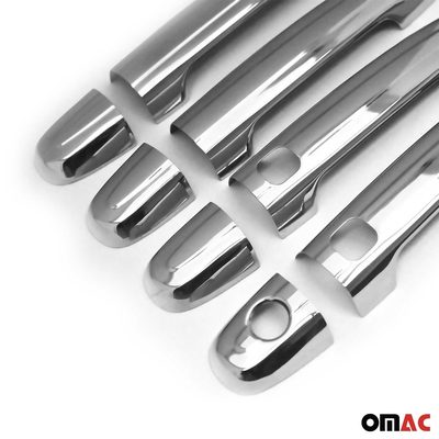 2003-2009 Toyota 4Runner Door Handle Cover Protector Keyless S.Steel Chrome 8Pcs