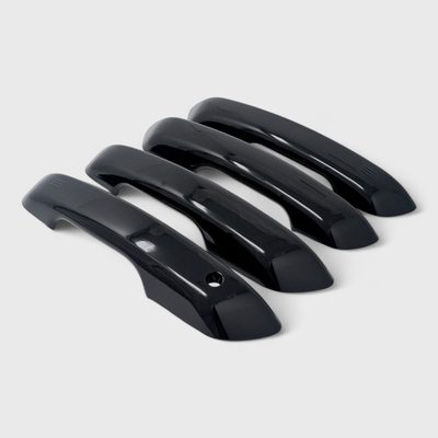 2021-2025 Jeep Grand Cherokee L Door Handle Cover Gloss Black 4Pcs ABS Plastic