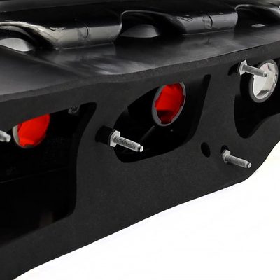 1994-2001 Acura Integra Hatchback Tail Lights Matte Black Housing/Clear Lens