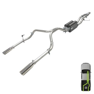 Suburban/Yukon, 2015-2020, 5.3L, Clamp/on - MPI Exhaust Cat-Back Dual Exhaust Kits