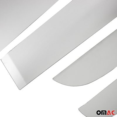 2019-2023 Ford Ranger Window B Pillar Posts Door Trim Cover Stainless Steel Silver 6x
