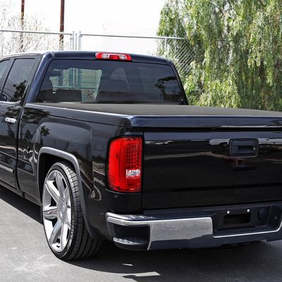 2014-2018 GMC Sierra 1500/2500HD/3500HD LED Tail Lights Chrome/Red Lens