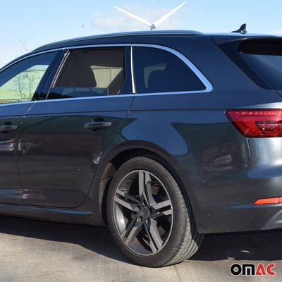2017-2024 Audi A4 Allroad Side Rear Window Curtain Mesh Black 2Pcs