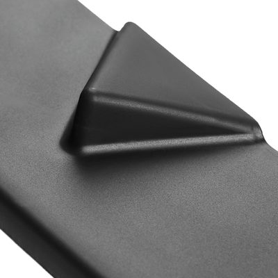 2014-2018 Infiniti Q50 Sport Matte Black Polypropylene 3Pcs Bumper Lip
